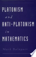 Platonism and anti-Platonism in mathematics