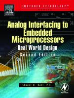 Analog interfacing to embedded microprocessor systems