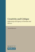 Creativity and critique subjectivity and agency in Touraine and Ricoeur /
