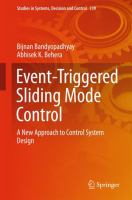Event-Triggered Sliding Mode Control A New Approach to Control System Design /