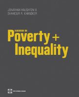 Handbook on Poverty and Inequality.