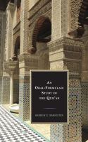 An Oral-Formulaic Study of the Qurʼan