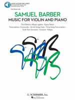 Music for violin and piano /