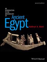 An introduction to the archaeology of Ancient Egypt