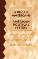 African Americans and the American political system /