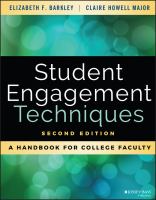 Student engagement techniques a handbook for college faculty /