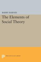 The Elements of Social Theory.