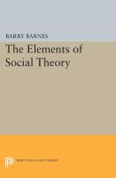 The elements of social theory /