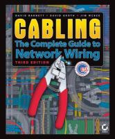 Cabling the complete guide to network wiring /