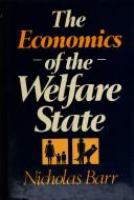 The economics of the welfare state /