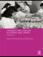 Gender and Labour in Korea and Japan : Sexing Class.