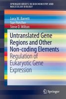 Untranslated gene regions and other non-coding elements regulation of eukaryotic gene expression /