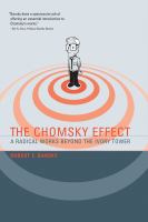 The Chomsky effect a radical works beyond the ivory tower /