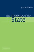 The critique of the state /