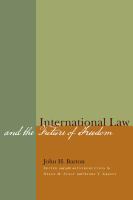 International law and the future of freedom