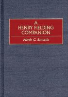 Henry Fielding Companion.
