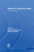 Women in Executive Power : A Global Overview.