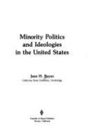 Minority politics and ideologies in the United States /