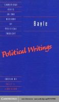 Bayle--political writings