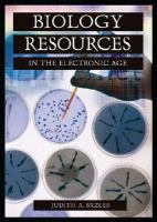 Biology resources in the electronic age