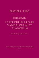 Chronik - Laterculus Regum Vandalorum et Alanorum.