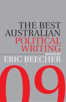 Best Australian Political Writing 2009.