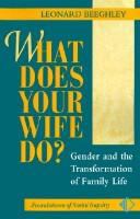 What does your wife do? : gender and the transformation of family life /