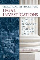 Practical methods for legal investigations: concepts and protocols in civil and criminal cases