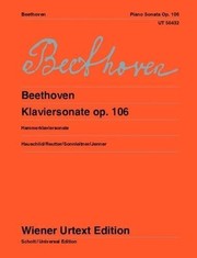 Klaviersonate op. 106 = Piano sonata op. 106 = Sonate pour piano op. 106 : Grosse Sonate für das Hammerklavier /