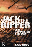 Jack the Ripper : The Definitive History.