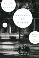 Matters of honor /