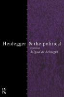 Heidegger & the political dystopias /