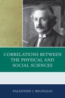 Correlations between the physical and social sciences