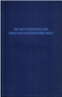 Die Bevölkerung der griechisch-römischen Welt /