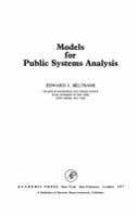 Models for public systems analysis /