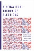 A Behavioral Theory of Elections.