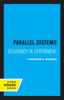 Parallel Systems Redundancy in Government.