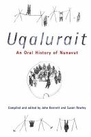 Uqalurait : An Oral History of Nunavut.