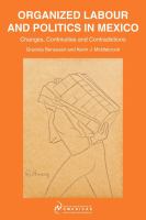 Organised labour and politics in Mexico : changes, continuities and contradictions /