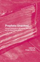 Prophets Unarmed : Chinese Trotskyists in Revolution, War, Jail, and the Return from Limbo.