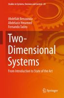 Two-Dimensional Systems : From Introduction to State of the Art.