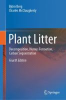 Plant Litter Decomposition, Humus Formation, Carbon Sequestration /