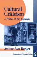 Cultural Criticism : A Primer of Key Concepts.