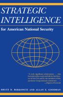 Strategic intelligence for American national security /