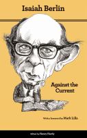 Against the current : essays in the history of ideas /
