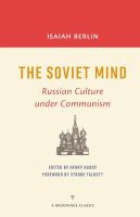 The Soviet mind : Russian culture under communism /