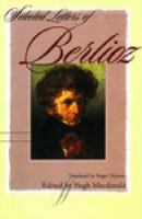 Selected letters of Berlioz /