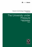 The university under pressure