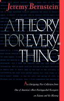 A theory for everything /