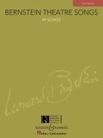 Bernstein theatre songs : 49 songs /